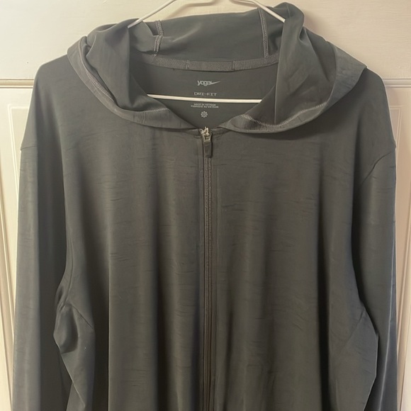 Nike Hyper Dri-FIT Full Zip Yoga Hoodie, Moisture-Wicking, unisex, men’s size L - Picture 3 of 15
